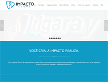 Tablet Screenshot of impactosigns.com.br